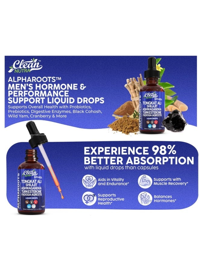 كلين مكمل عشبي لتعزيز حيوية الرجال: قطرات سائلة سعة 60 مل تحتوي على مكونات طبيعية مثل تونغكات علي وشيلاجيت. - Image 5